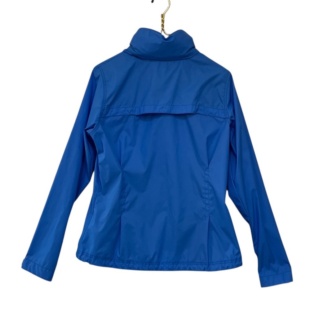 Columbia Hooded Packable Windbreaker Jacket Blue Size M - Picture 3 of 10